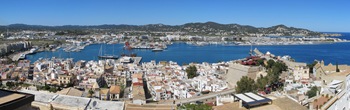 Ibiza Hafen Panorama