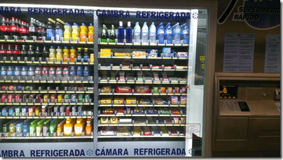 Barcelona Metro Nahrungsmittelautomat