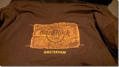 Hard Rock Cafe Shirt Amsterdam