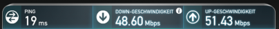 WiFi Test Novotel Mainz Internetspeed