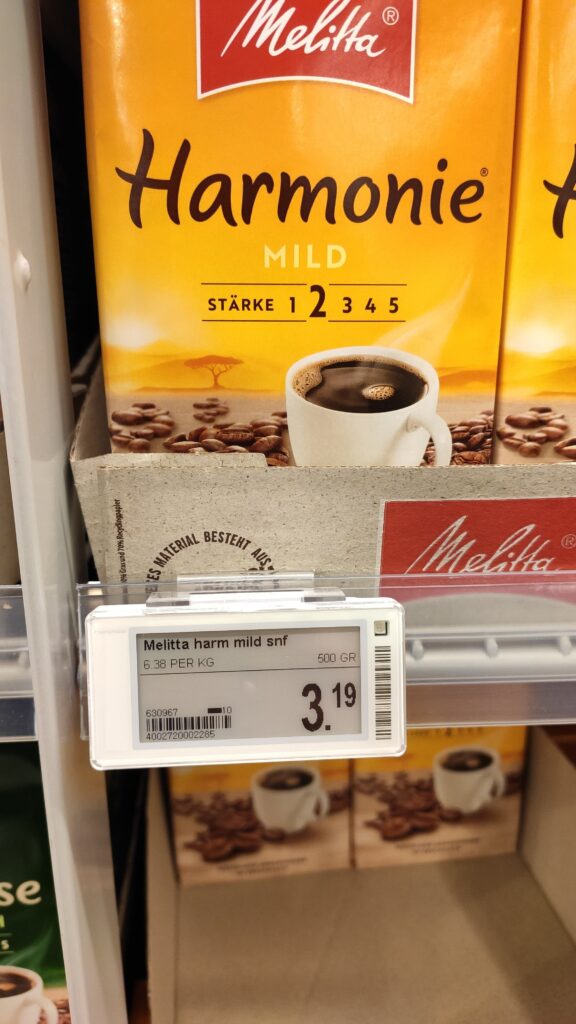 Albert Heijn Venlo Melitta Kaffeepreis